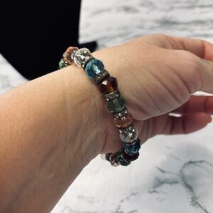 Vintage Elegant Multicolor Beaded Bracelet